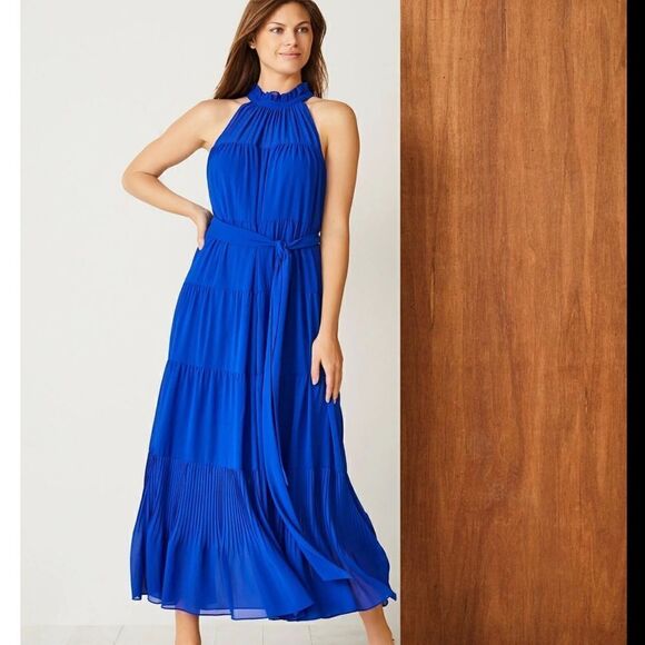 NWT Alex Marie Cobalt Blue Maxi Dress Size 6 - Picture 2 of 16